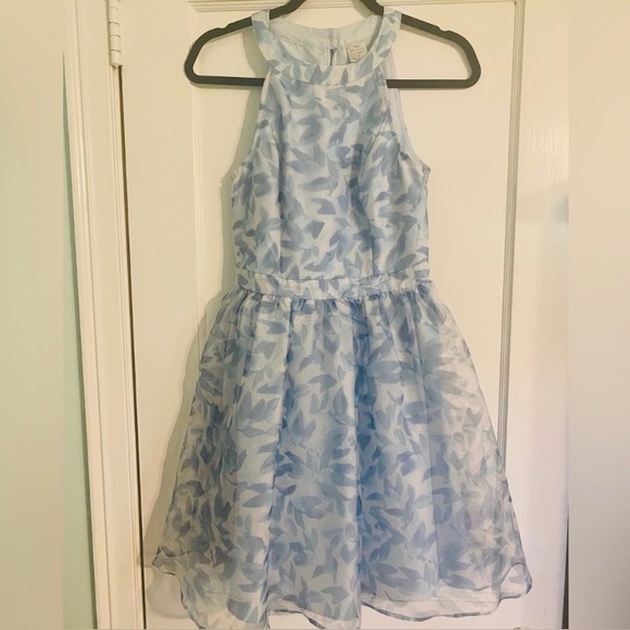 Disney's Cinderella by Lauren Conrad 
Organza Bow-Back Fit & Flare Dress blue; 4 - Picture 2 of 12